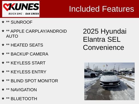 Used 2025 Hyundai Elantra SEL image 2