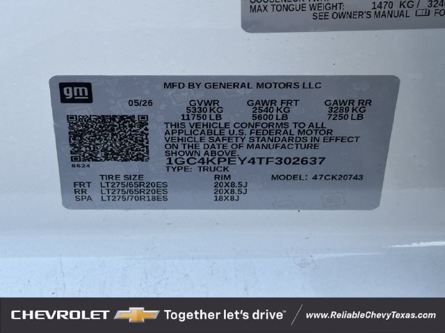 New 2026 Chevrolet Silverado 2500 LTZ AWD/4WD image 33