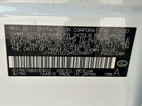 Used 2021 Lexus IS 350 F Sport image 39