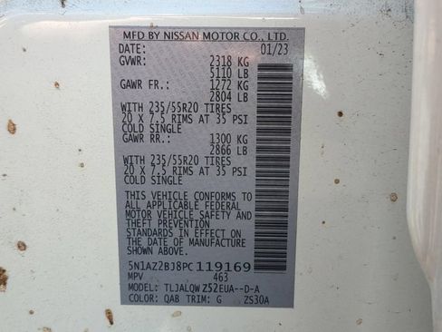 Used 2023 Nissan Murano SV w/ SV Midnight Edition Package FWD image 27