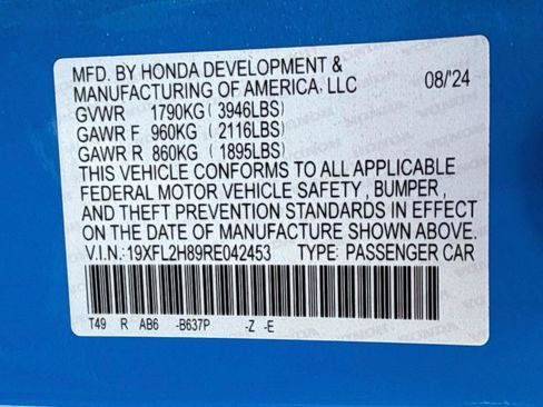 Certified 2024 Honda Civic Sport image 33