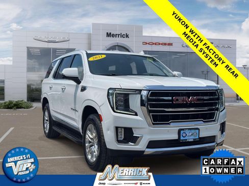 Used 2021 GMC Yukon SLT w/ SLT Premium Package AWD/4WD image 1