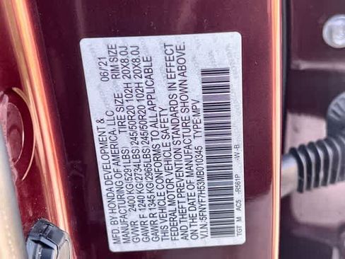 Certified 2021 Honda Passport EX-L image 22