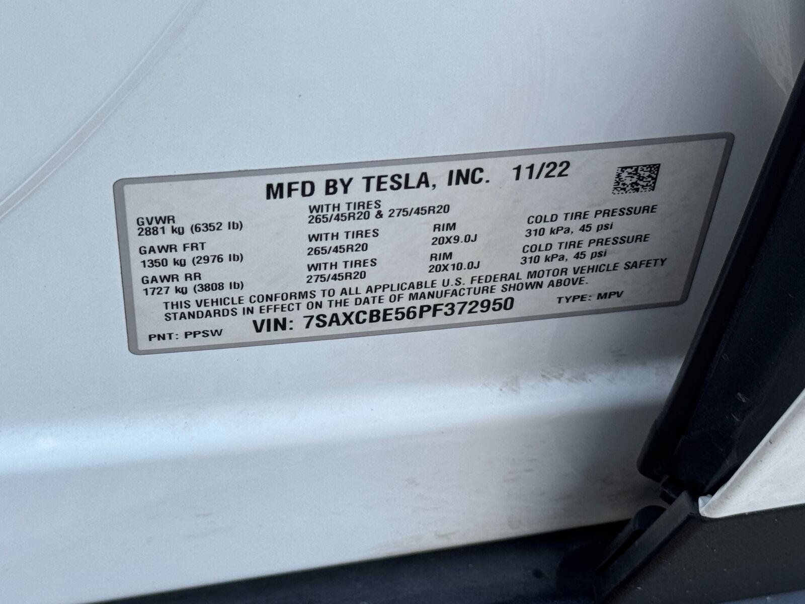 Used 2023 Tesla Model X AWD/4WD image 49