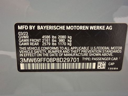 Certified 2023 BMW 330i Sedan w/ M Sport Package RWD image 18