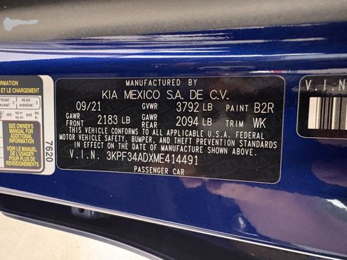 Used 2021 Kia Forte GT-Line w/ GT-Line Premium Package FWD image 36