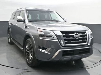 Used 2023 Nissan Armada Platinum w/ Captain's Chairs Package video 1
