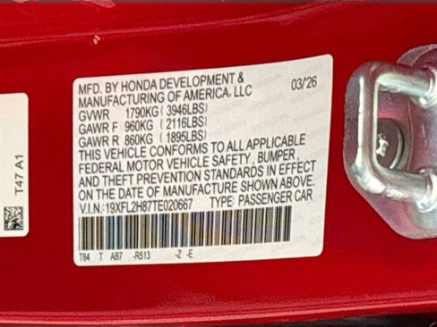 New 2026 Honda Civic Sport image 24