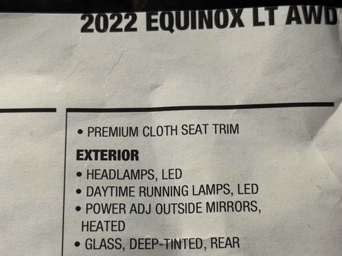 Used 2022 Chevrolet Equinox LT image 55