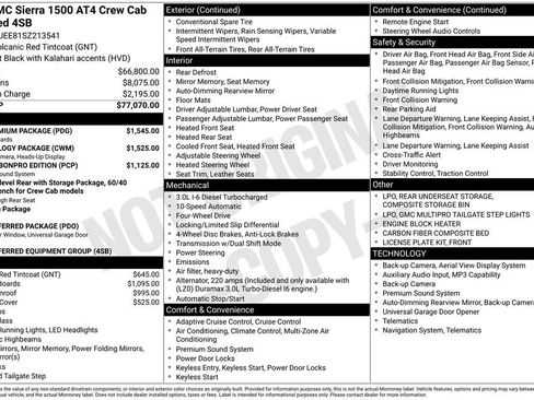 Used 2025 GMC Sierra 1500 AT4 w/ AT4 Premium Package image 86