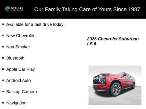 New 2026 Chevrolet Suburban LS image 9