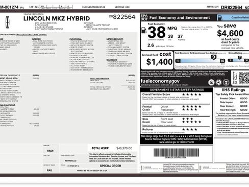 Used 2013 Lincoln MKZ Hybrid FWD image 26