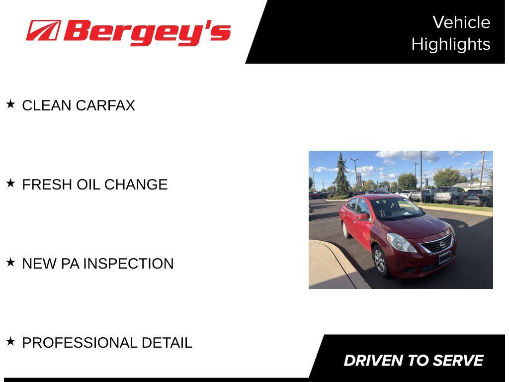 Used 2014 Nissan Versa SV w/ Convenience Package FWD image 4