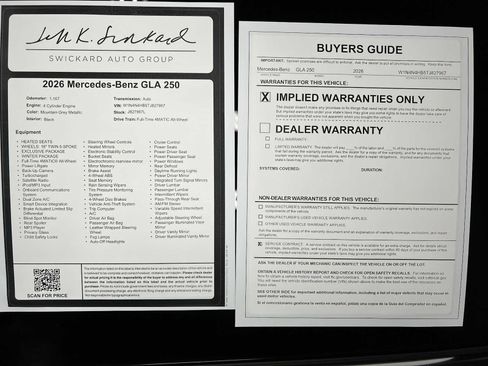 Certified 2026 Mercedes-Benz GLA 250 4MATIC image 46