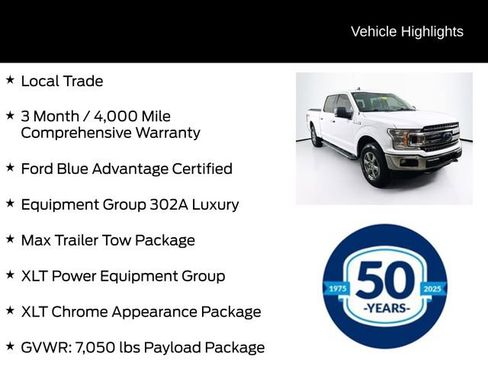 Certified 2020 Ford F150 XLT w/ Equipment Group 302A Luxury AWD/4WD image 6