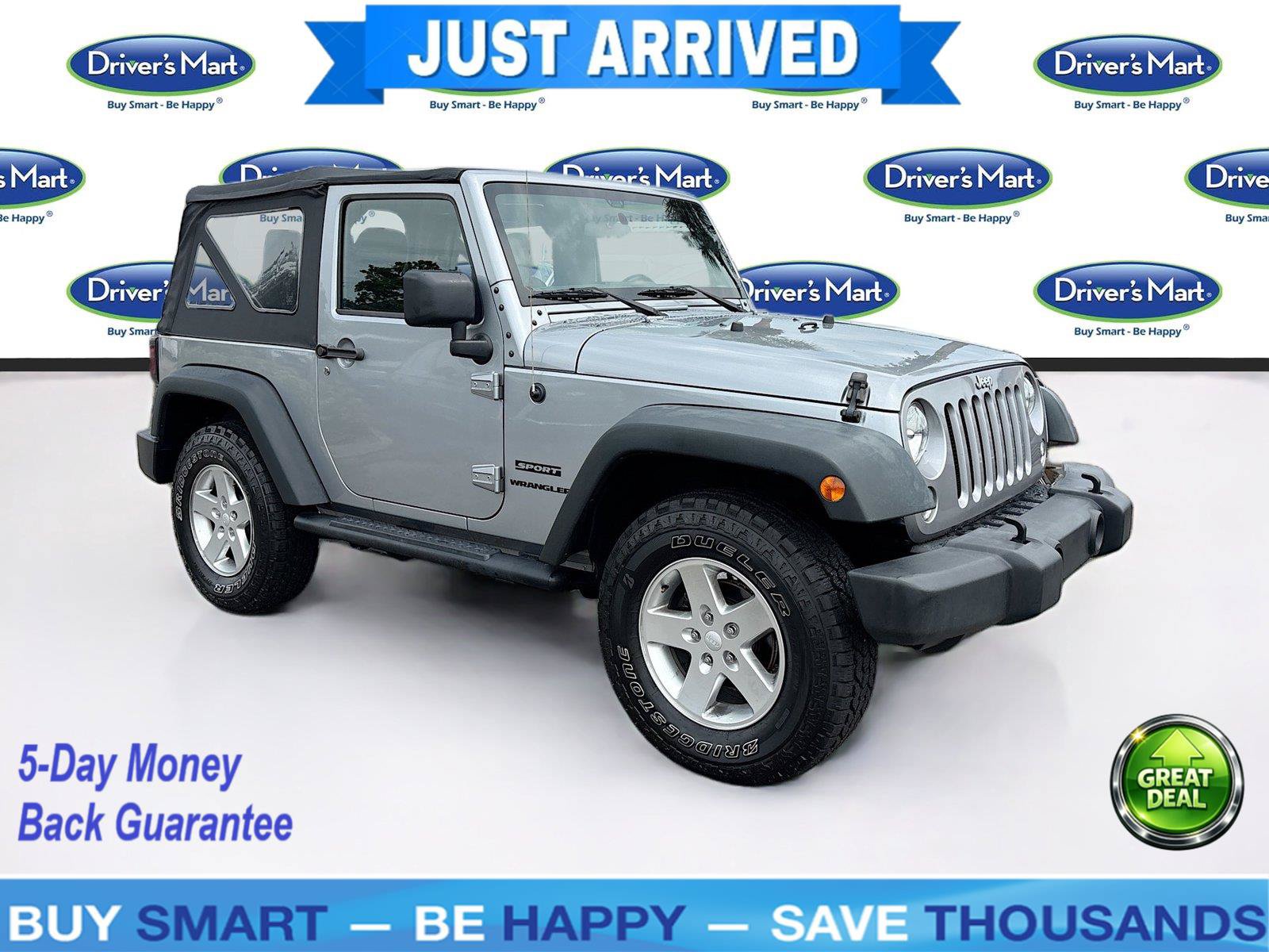 Used 2015 Jeep Wrangler Sport w/ Quick Order Package 24S AWD/4WD image 1