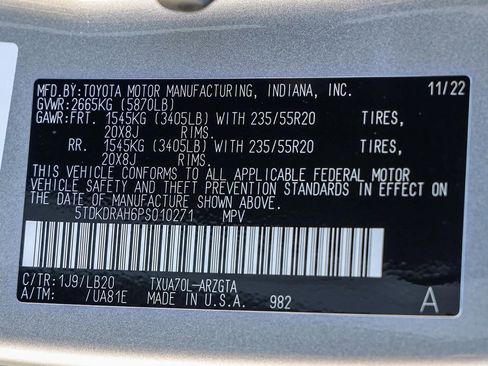 Used 2023 Toyota Highlander Limited FWD image 33