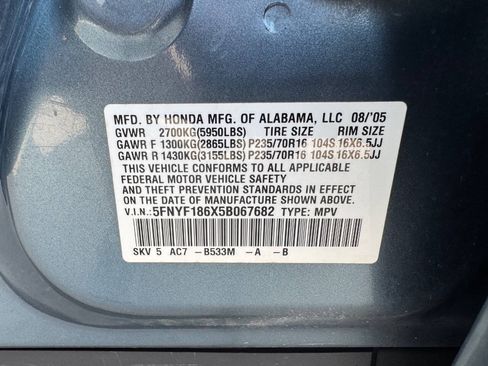 Used 2005 Honda Pilot EX-L image 26