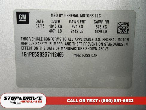 Used 2016 Chevrolet Cruze LT FWD image 17