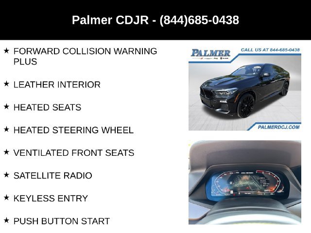 Used 2021 BMW X6 M50i w/ Premium Package AWD/4WD image 12
