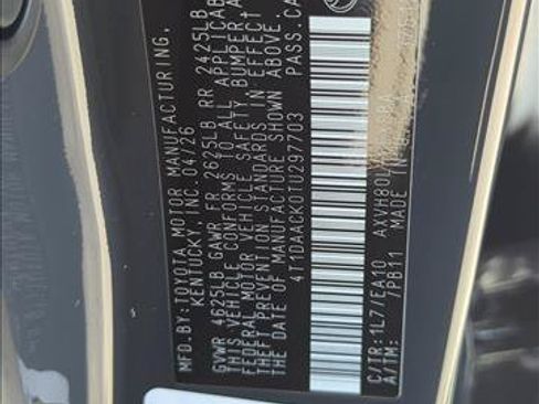 Used 2026 Toyota Camry SE FWD image 26
