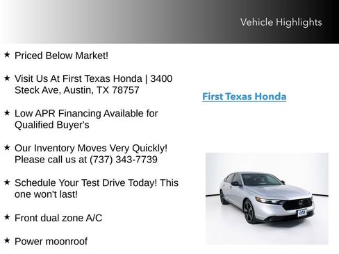 Used 2025 Honda Accord Sport image 10