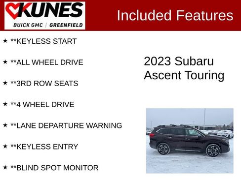 Used 2023 Subaru Ascent Touring image 3