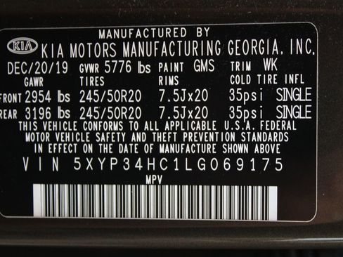 Used 2020 Kia Telluride EX w/ EX Premium Package image 20