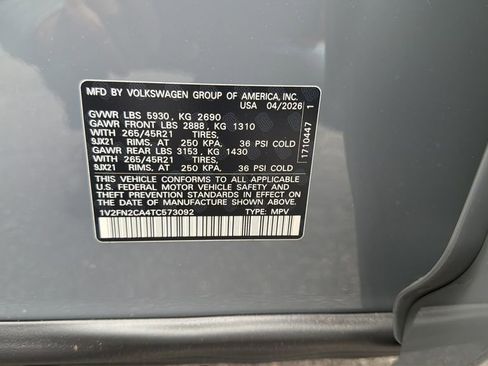 New 2026 Volkswagen Atlas SEL Premium R-Line AWD/4WD image 28