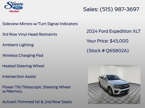 Used 2024 Ford Expedition XLT AWD/4WD image 33