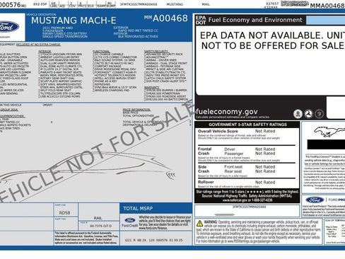 Used 2021 Ford Mustang Mach-E Premium AWD/4WD image 40