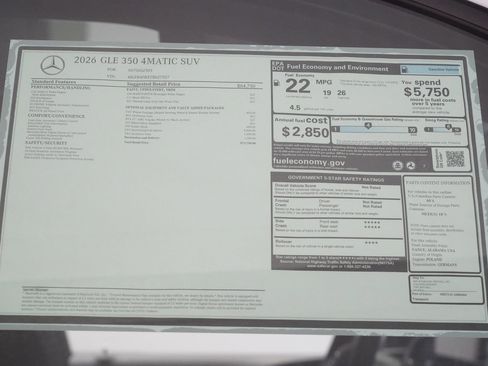 New 2026 Mercedes-Benz GLE 350 4MATIC image 35