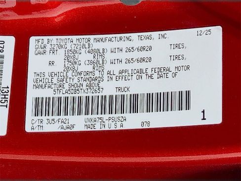 New 2026 Toyota Tundra SR5 image 28