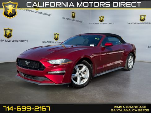 Used 2019 Ford Mustang Convertible RWD image 1