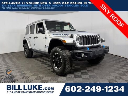 Used 2024 Jeep Wrangler Unlimited Rubicon 4xe image 1