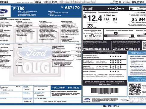 Certified 2025 Ford F150 Lariat w/ Equipment Group 502A High AWD/4WD image 42