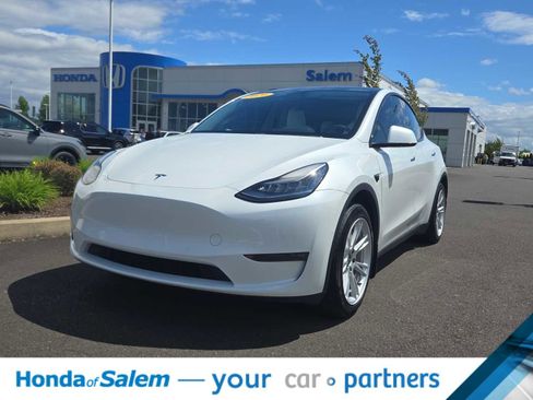Used 2020 Tesla Model Y Long Range AWD/4WD image 1