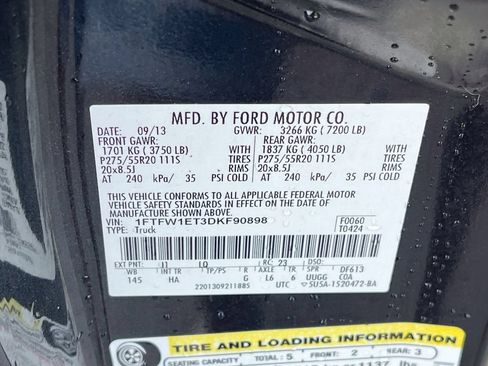 Used 2013 Ford F150 Lariat w/ Luxury Equipment Group AWD/4WD image 31