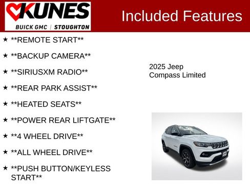 Used 2025 Jeep Compass Limited AWD/4WD image 2