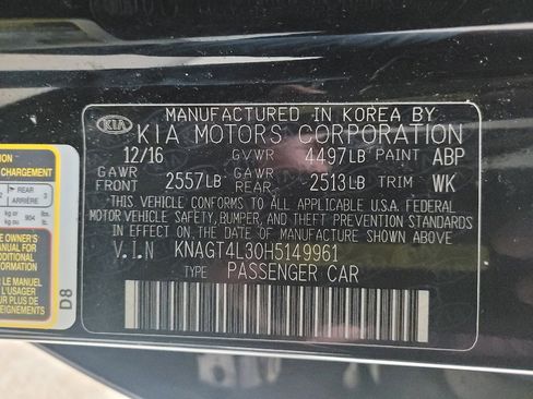 Used 2017 Kia Optima LX FWD image 33