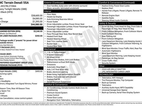 Used 2024 GMC Terrain Denali w/ Black Diamond Edition image 11