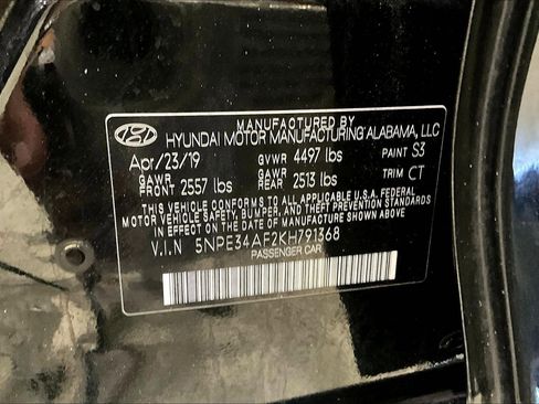 Used 2019 Hyundai Sonata Sport w/ Cargo Package FWD image 19