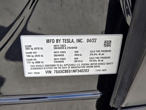 Used 2022 Tesla Model X Plaid AWD/4WD image 25
