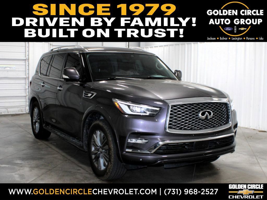Used 2022 INFINITI QX80 Luxe w/ Cargo Package RWD image 1