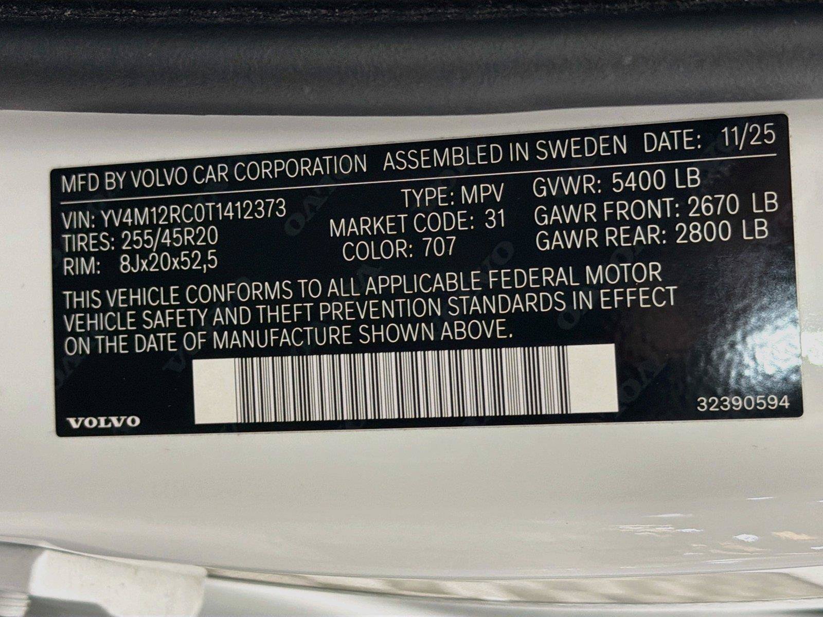 Used 2026 Volvo XC60 B5 Plus AWD/4WD image 39