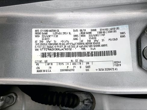 Certified 2019 Ford Ranger XLT w/ Equipment Group 302A Luxury image 33