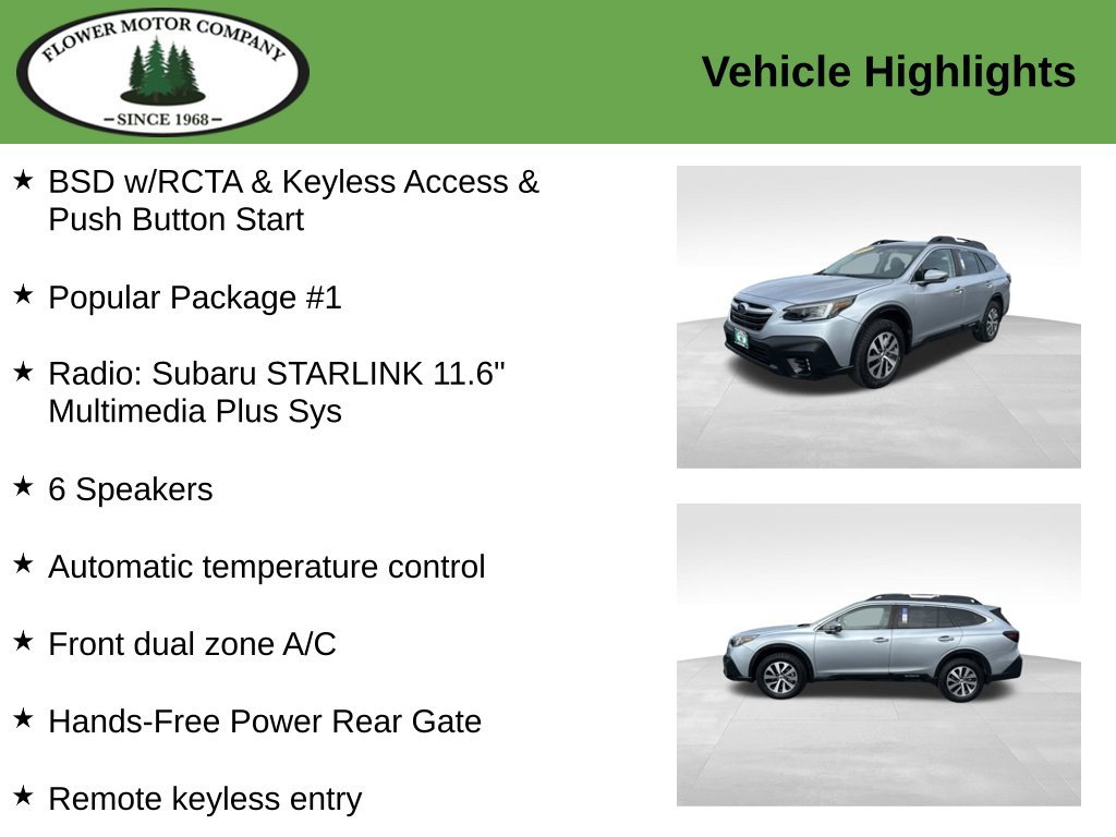 Used 2020 Subaru Outback Premium w/ Popular Package #1 AWD/4WD image 5