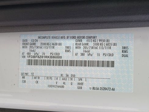 New 2024 Ford Transit 350 DRW AWD w/ Upfitter Package image 15