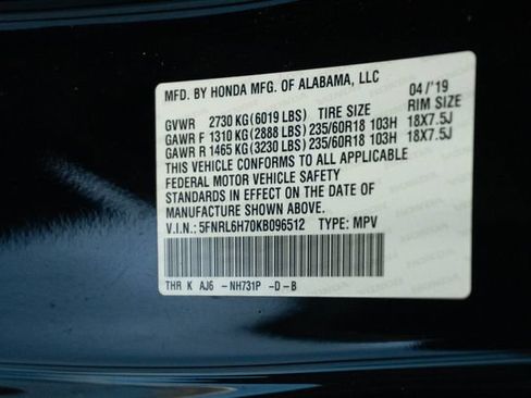 Used 2019 Honda Odyssey EX-L image 36
