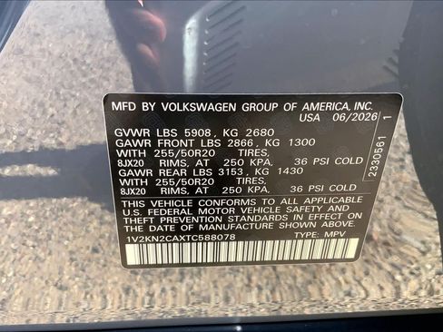New 2026 Volkswagen Atlas SE AWD/4WD image 21